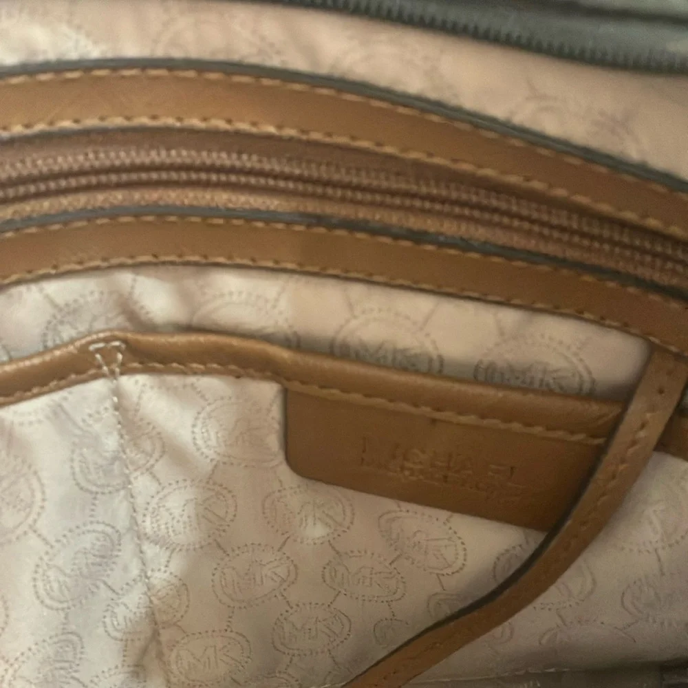 Michael Kors Black Crossbody‎ Bag Brown & Tan- Preloved
